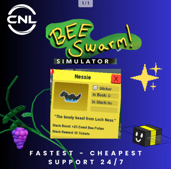 Bee Swarm Simulator | Nessie Sticker | RBL