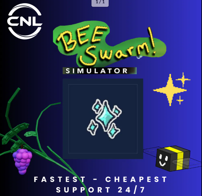 Bee Swarm Simulator | Diamond Cluster Sticker | RBL