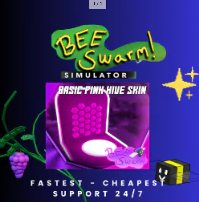 Bee Swarm Simulator | Basic Pink Hive Skin | RBL