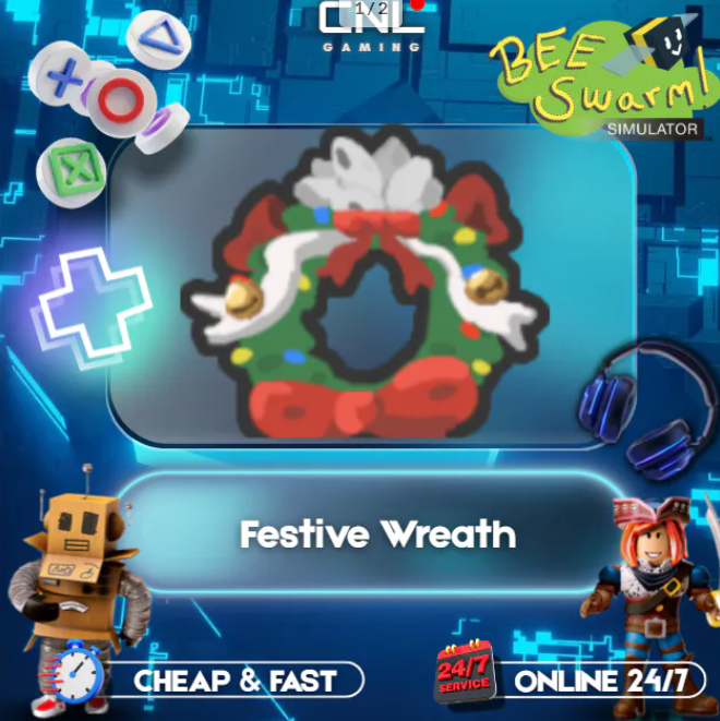 Bee Swarm Simulator | Festive Wreath | Random Stat Beeequip