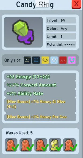 Candy Ring | 7% Honey at Hive | 7% HaH