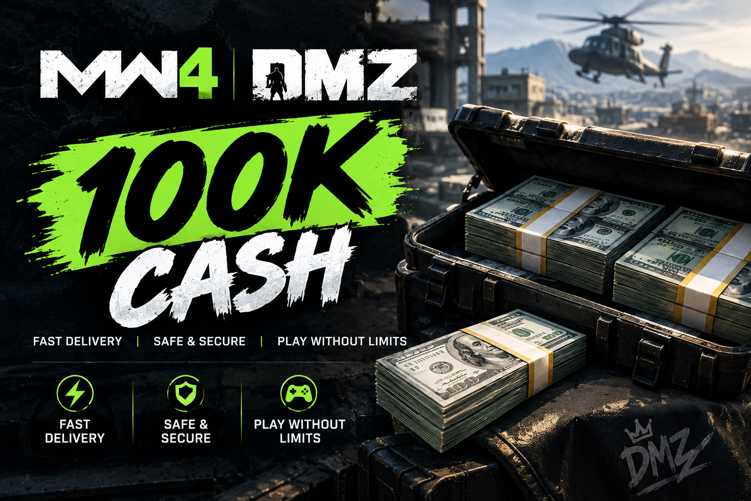 MW4 DMZ Cash 100K | DMZ Money