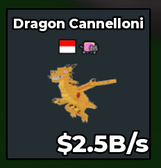 Dragon Cannelloni 2.5b/s Good Trait🎃 Instant Delivery