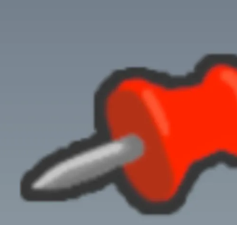 Thumbtack {HB} %2 Red Bee Attack
