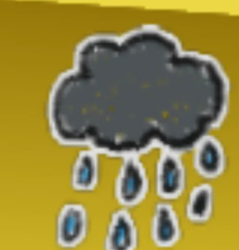 Grey Raining Cloud