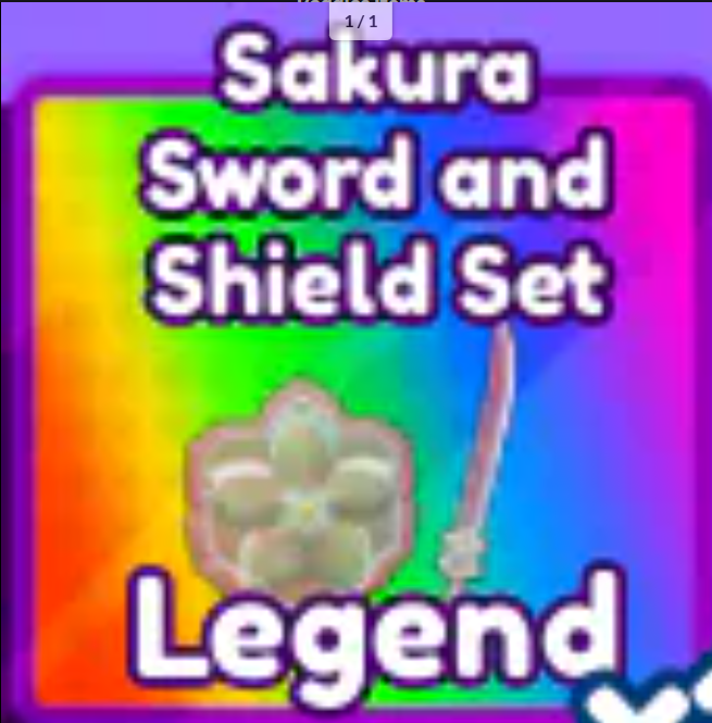 ‼️ SAKURA SWORD AND SHIELD SET‼️100% LEGIT 🟩 FAST AND TRUSTED 🟩