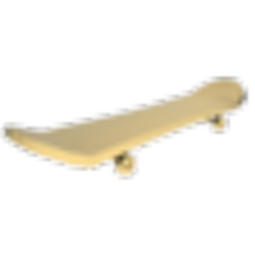 Gold Skateboard