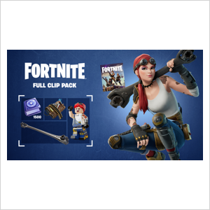 Full Clip Pack + 1500 V-Bucks Challenge | Fortnite Argentina Xbox Key