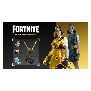 Golden Touch Challenge Pack + 1500 V-Bucks | Fortnite United States Xbox Key