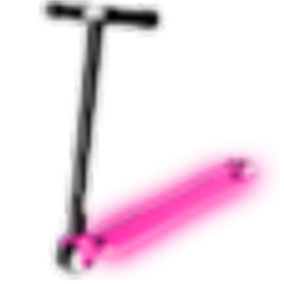 Neon Pink Scooter