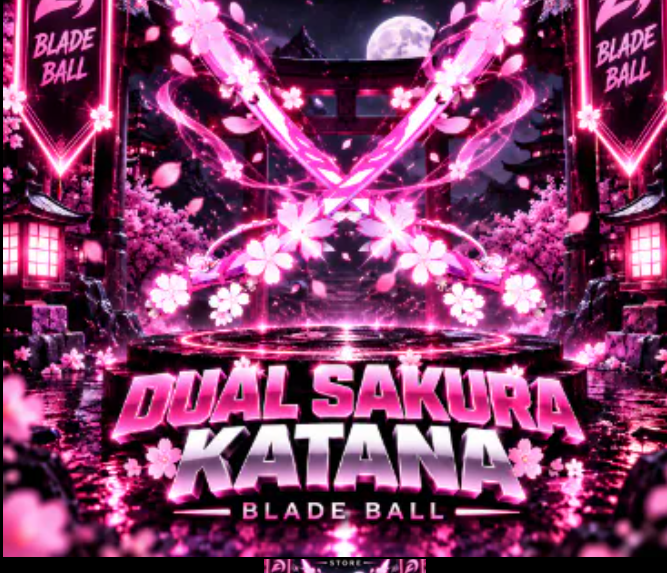 Dual Sakura Katana - Limited