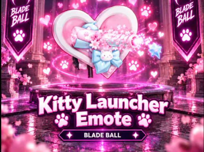 Kitty Launcher Emote ✅