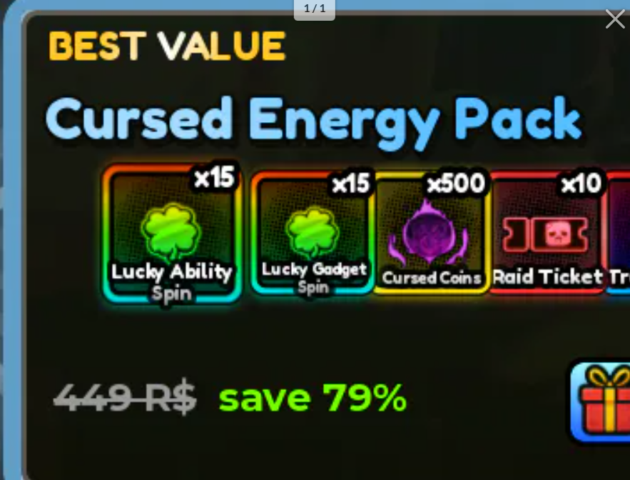Anime Apocalypse - Cursed Energy Pack [99R]
