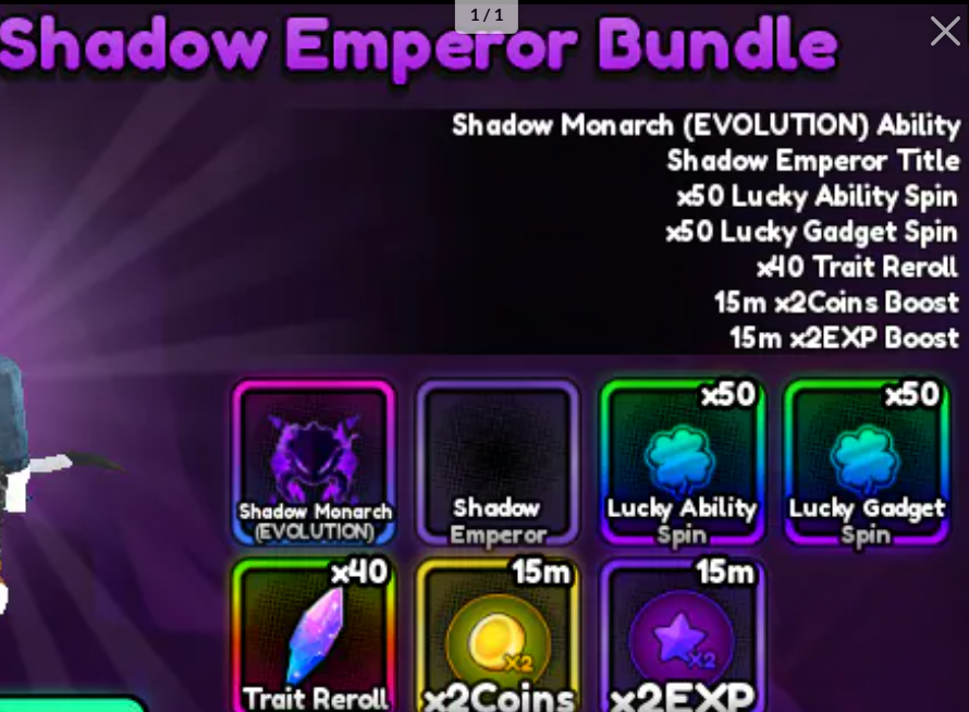 🔴🔴Shadow Emperor Bundle🔴🔴699R