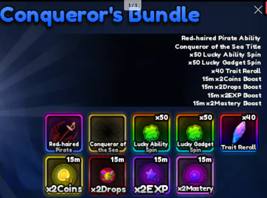 🔴🔴Conqueror's Bundle🔴🔴1199