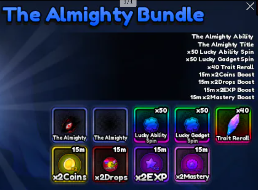 🔴🔴The Almighty Bundle🔴🔴1199R
