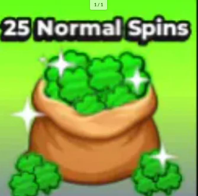 399R 🟢🟢🟢 25 Normal Gadget Spin
