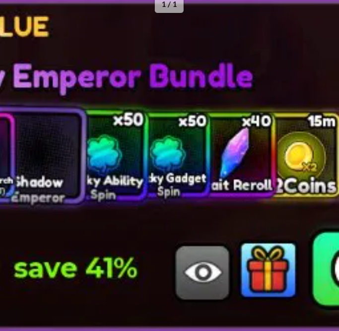 699R 🟢🟢🟢 Shadow Emperor Bundle