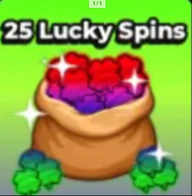1299R 🟢🟢🟢 25 Lucky Gadget Spin