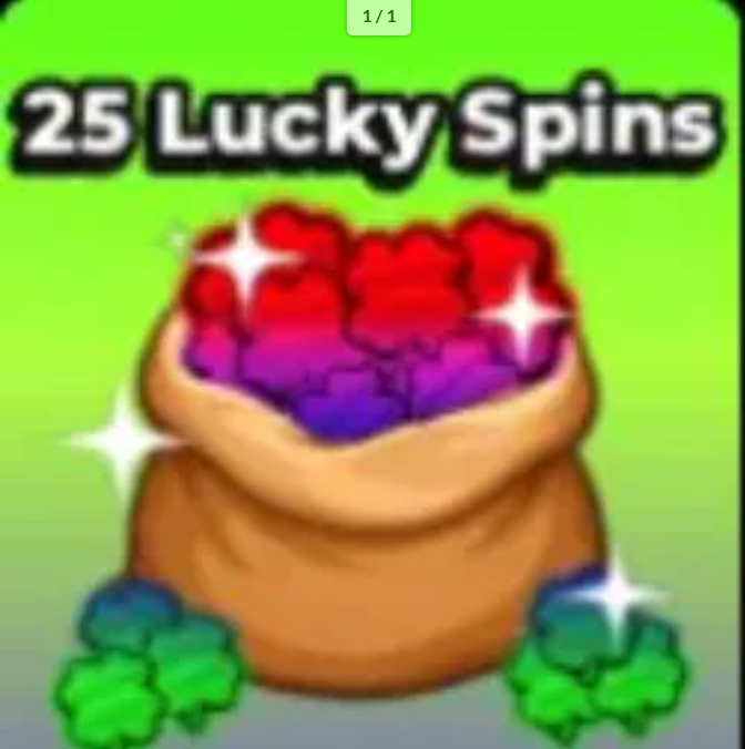 1299R 🟢🟢🟢 25 Lucky Ability Spin