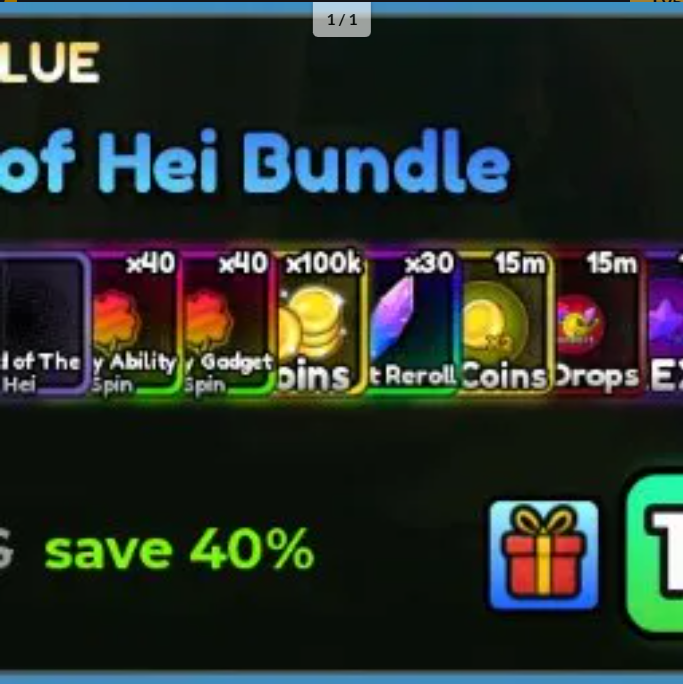 1199R 🟢🟢🟢 Head of Hei Bundle