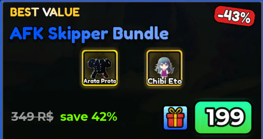 Anime Apocalypse > AFK Skipper Bundle (199R)
