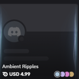 ⭐Ambient Ripples Profile Effect⭐$4.99