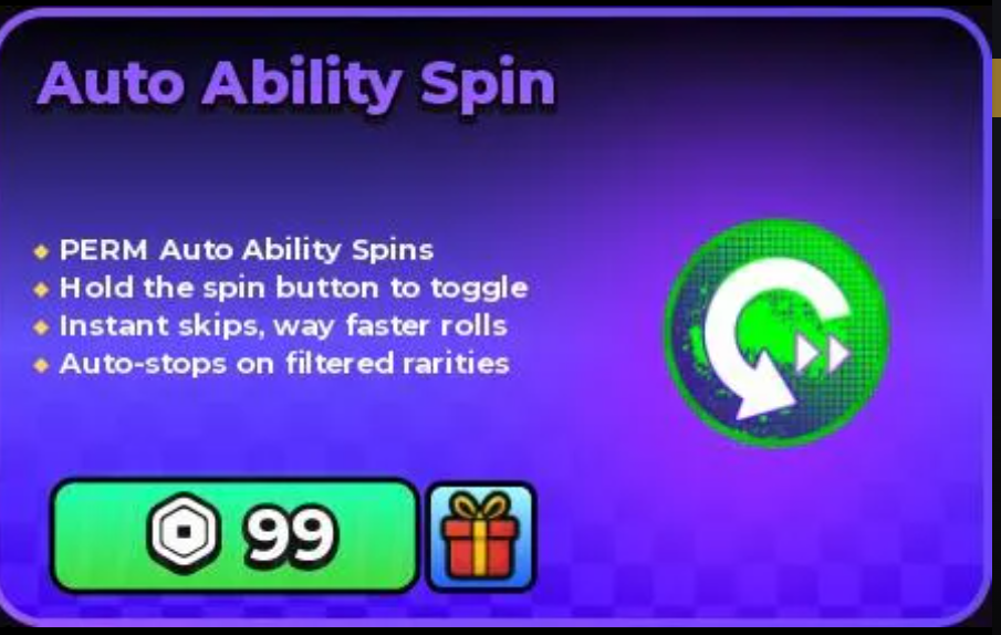 Anime Apocalypse > Auto Ability Spin (99R)