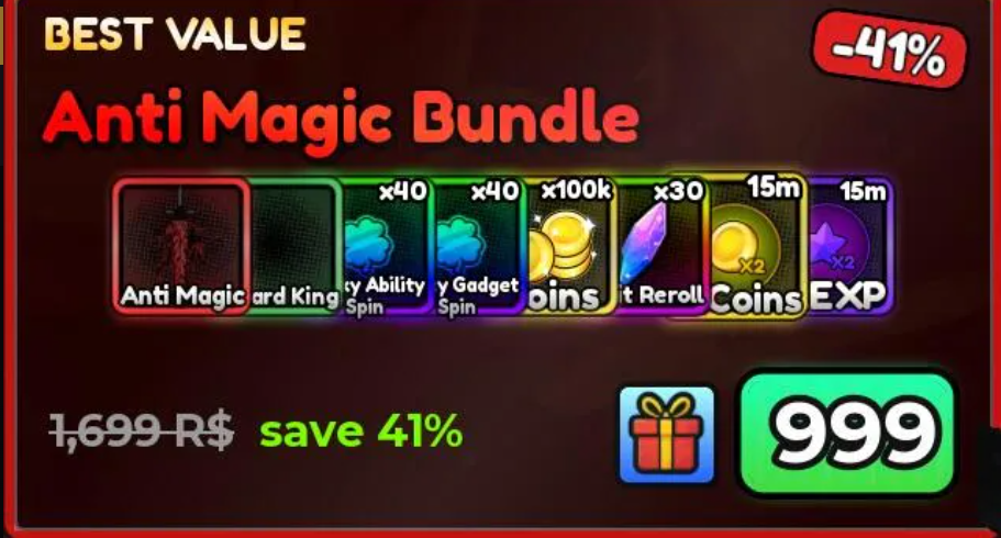 Anime Apocalypse > Anti Magic Bundle (999R)