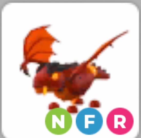 NFR Lava Dragon - Adopt Me