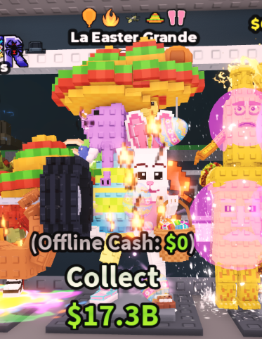 LA EASTER GRANDE 1.1B/S (ORANGE BALLOON, FIRE, EXPLOSIVE, SOMBRERO, BUNNY) #O7QF5R