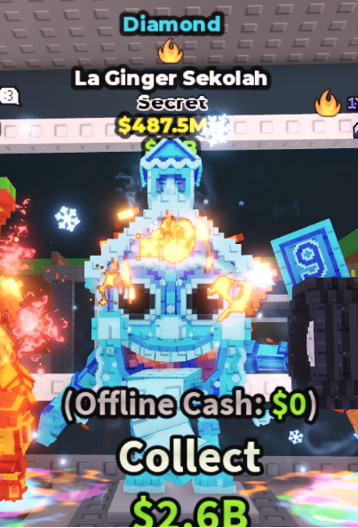 DIAMOND LA GINGER SEKOLAH 487.5M/S (FIRE) #R5HC7M