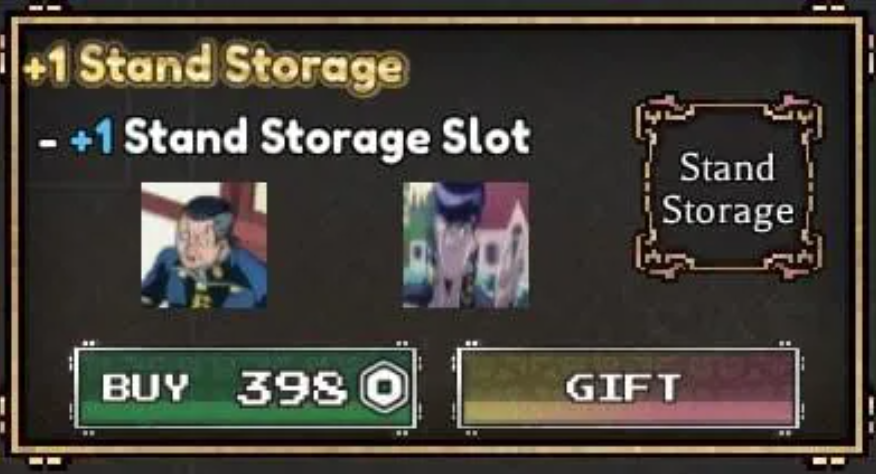 +1 Stand Storage - Bizarre Lineage [398r] |Fast Delivery | Cheap
