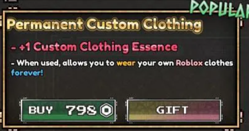 Permanent Custom Clothing - Bizarre Lineage [798r] |Fast Delivery | Cheap