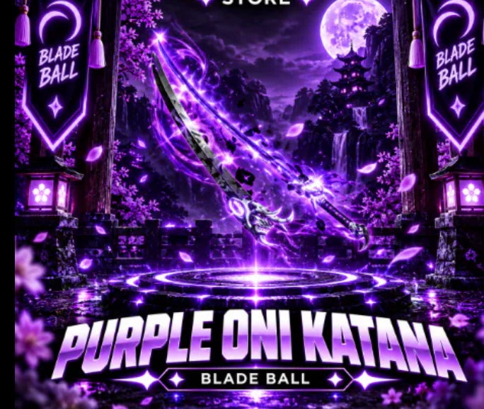 Purple Oni Katana - Limited ✅