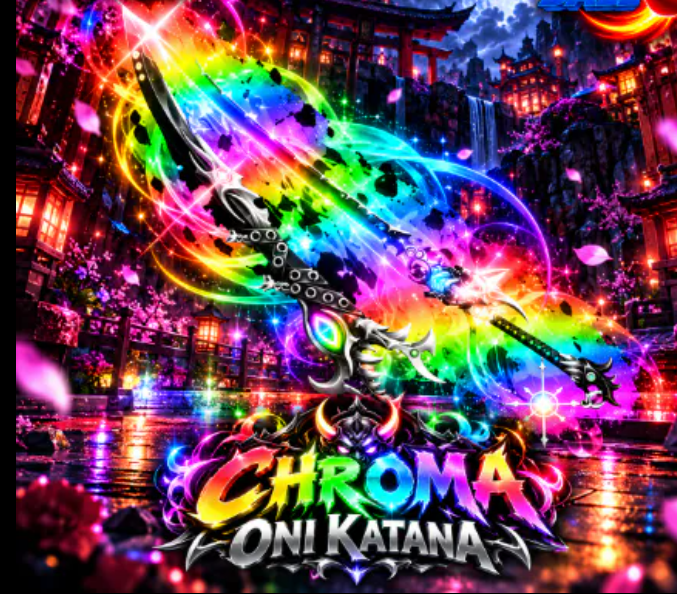Chroma Oni Katana - Limited ✅