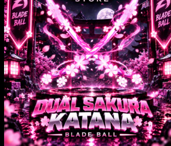 Dual Sakura Katana - Limited