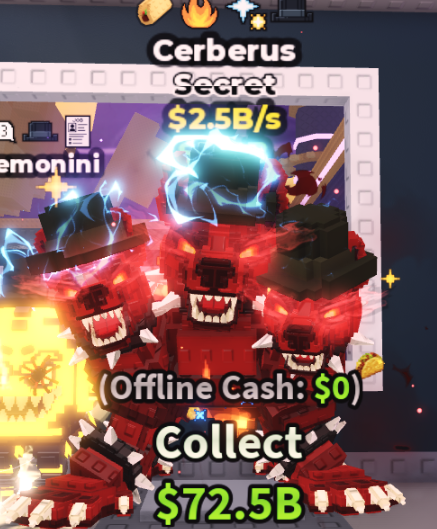 CERBERUS 2.5B/S (TACO, FIRE, COMET, MATTEO) #D8WM3K