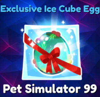 Exclusive Ice Cube Egg