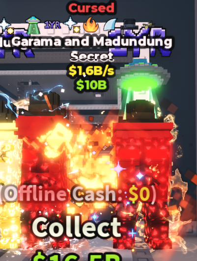 CURSED GARAMA AND MADUNDUNG 1.6B/S (UFO, 1YR, COMET, FIRE, SHARK, MATTEO, EXPLOSIVE) #R7XC4M
