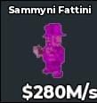 BS16072 Sammini Fattini (low exict) is rare Candy 280M/s