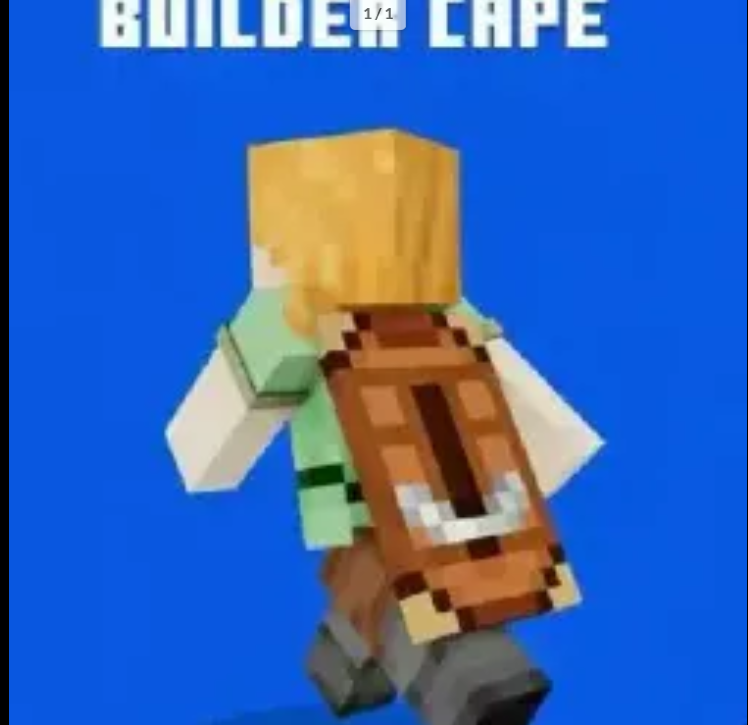 Builder cape ✅ CODE✅ JAVA & BEDROCK