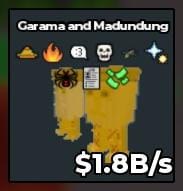 BS16073 Garama and Madundung With Skeleton Trait Gold 1.8B/s