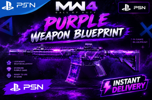 🔥 MW4 – Purple Weapon Blueprint 💜 Redeem Code 🎮All platforms ⚡ Fast Delivery