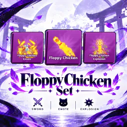 ✅Floppy Chicken Set | Sword + Emote + Explosion | ( Limited )