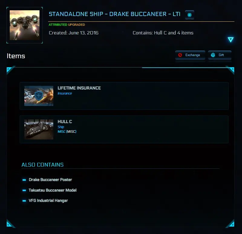 ✧･ﾟ:*✧ Star Citizen - Hull-C LTI (CCU'd) Ship ✧･ﾟ:*✧ OMG… ✧･ﾟ:*✧