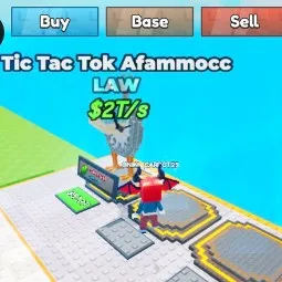 SUPER RARE BRAINROT TIC TAC TOK AFAMMOCC (LAW) MAX LEVEL