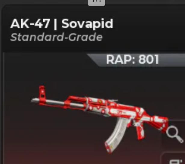 🟩Bloxstrike Ak - 47 Sovapid SG⚡Fast Delivery