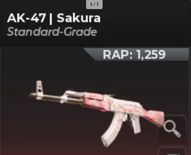 🟩Bloxstrike - Ak - 47 Sakura SG condition