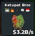 BS16116 Ketupat Bros CLEAN TRAIT 3.2B/s